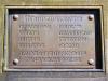 WW1 Names on Cross Plinth