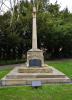 Sawtry War memorial Face 4 and information plaque
