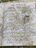 Right page of commemorations
