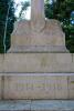 Close up of Memorial Cross Plinth