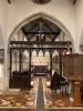 Full view of the rood screen towards the altar