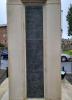 Rectangular metal tablet with WW2 names