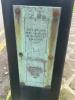 Plaque 2 on lamp post.