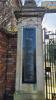 Newport Athletics Club Gate, Left hand plaque