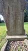 Sergeant R E Parry addition to gravestone