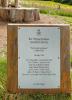 Memorial plaque for Airman sculpture