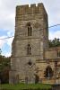 All Saints Church bell tower and WW1 clock