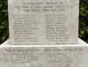 Names of the fallen from WW1 and WW2
