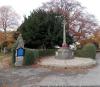 Upton St Leonards War Memorial Cross, adjacent to the entrance to the Church.