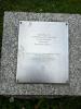 Steel plaque on granite plinth