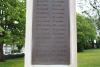 Porthcawl WW2 names panel (lower half)