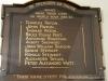 WW2 names tablet from King George's Field, Ferryden
