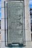 Metal plaque with inscribed names
