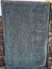 Bronze plaque with names