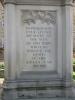 Bakewell WW1 Cross Memorial, dedicatory inscription.