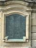 Plaque on Men of Bradford-on-Avon war memorial in Westbury Gardens for WW1 surnames D to W
