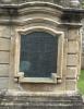 Plaque on Men of Bradford-on-Avon war memorial in Westbury Gardens for WW2