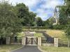 Woodchester Wayside Cross WW1 memorial from Bath Road Woodchester