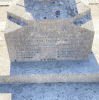 Inscription on eastern side of memorial showing names for WW1