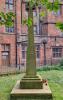 Celtic cross on stepped plinth