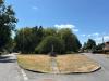 Location of WW1 & WW2 memorial stone celtic cross on Apperley village green