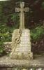 Nenthall WW1 Cross, with original inscription (i.e. R.W. Henderson's year of death recorded as 1918).