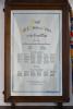 Orwell Roll of Honour frame detail