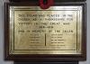 Main WWI wall plaque detail