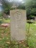 View of headstone
