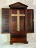 Triptych in form of wall mounted case