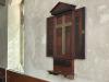 Triptych in form of wall-mounted case