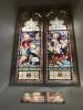 Window and plaque.