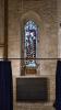 WWI Peace window in context behind the bell ropes