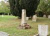 Easton war memorial in context from the path