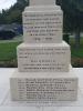 West Row - inscription and WW2 names