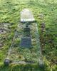 Seaman Gunner P H Brooks tablet in context on family grave plot