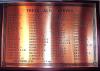 Brass plaque