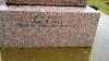 PINK MARBLE OBELISK WITH INSCRIPTION ON FOUR SIDES
