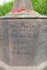 WW1 Names - 4 O'Clock Face of Plinth