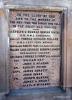 Rothes Parish War Memorial - Inscription on plinth (6 o'clock face) - Dedication and WW1 names (I)