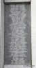 Huntly War Memorial - Tablet I (WW1 names list)