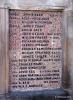 Rothes Parish War Memorial - Plinth with inscription - WW1 names (II)