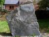 Memorial stone prior to renovation - May 2020