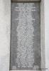 Huntly War Memorial - Tablet II (WW1 names list)