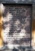 Rothes Parish War Memorial - Plinth with inscription - WW1 names (III)