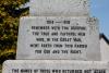 Croy Parish WW1 and WW2 War Memorial - dedication