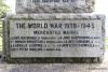 The Men of Sleat WW1 and WW2 War Memorial, Kilmore, Skye - WW2 names