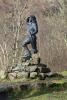 "Salute" by Malcolm Robertson - Memorial to the Women's Timber Corps, Aberfoyle.