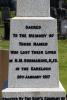 H.M. Submarine K13 Memorial, Faslane Cemetery - dedication