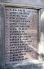 Rothes Parish War Memorial - Plinth with inscription - WW1 names (IV)